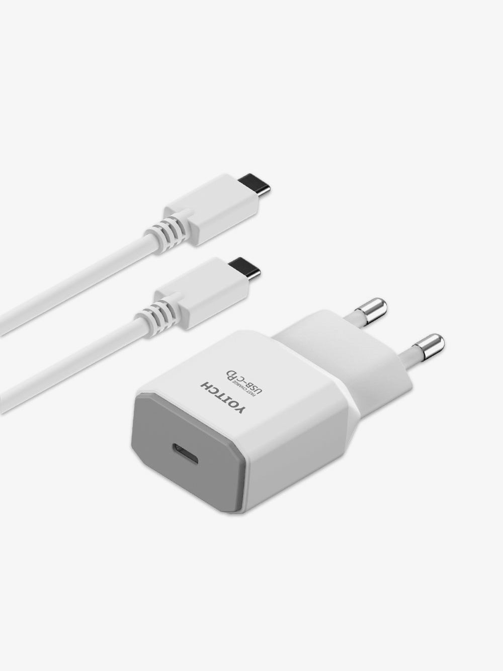 Q라인 Usb C 타입 Pd 18W 고속 충전기 C타입 케이블 패키지 Yc-T1U400Cc]